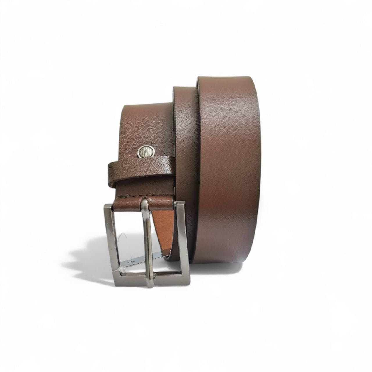 Giolynn Formal/Casual Brown Color Genuine Leather Belts For Men (Length- 46 inches||40MM||BL-042-BRN) (BROWN)-picture-33