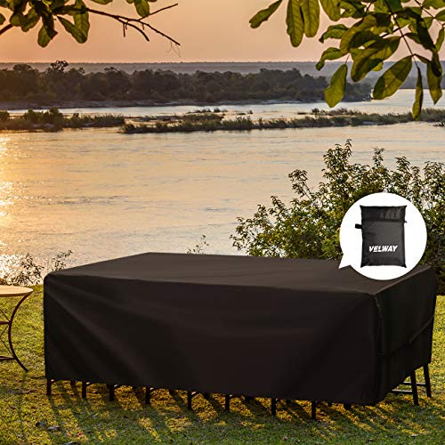 image for Velway Patio Furniture Cover Outdoor Waterproof Rectangular Patio Tabl