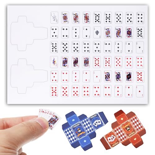 3 Barajas Mini de Cartas para Póker, Juego de Fiesta