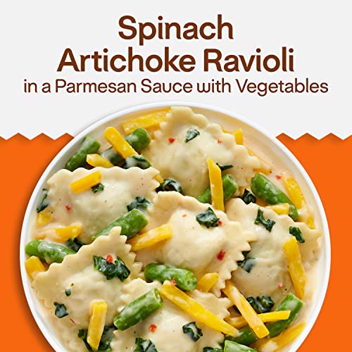 Lean Cuisine Frozen Meal Spinach Artichoke Ravioli, Protein Kick Microwave Meal, Microwave Macaroni And Cheese Dinner, Frozen Dinner For One #TOP1