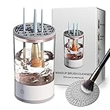 Electric Makeup Brush Cleaner Machine, 2025 Upgrade Cosmetic Brush Cleaner, Deep Cleaning All Types of Brushes, Keeps Brushes Hygienic and Skin Healthy
