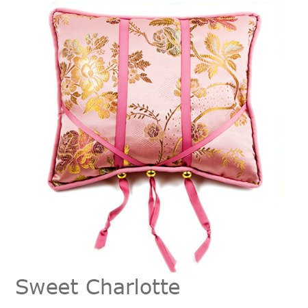 BookBuddy Book Pillow Holder - Sweet Charlotte - 15” x 14” x 4”
