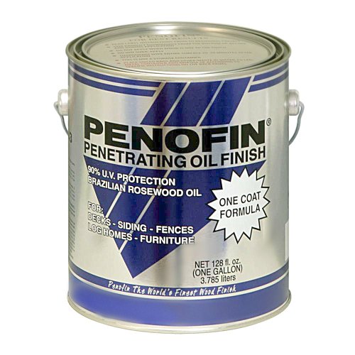 Image of 1 Gal Penofin F5ECLGA Clear Blue Label Premium Transparent Stain (550-VOC)