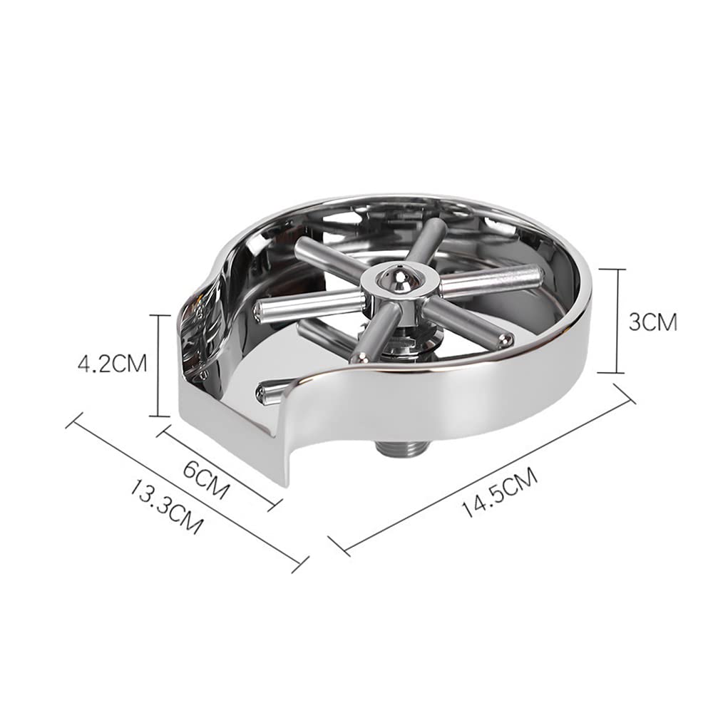 Lavabicchieri Lavandino,Sciacquatrice in Vetro per lavello da Cucina Rondella per Tazza per lavello Barra di Fissaggio per lavello Sciacquatrice in Vetro Accessori per lavello da Cucina
