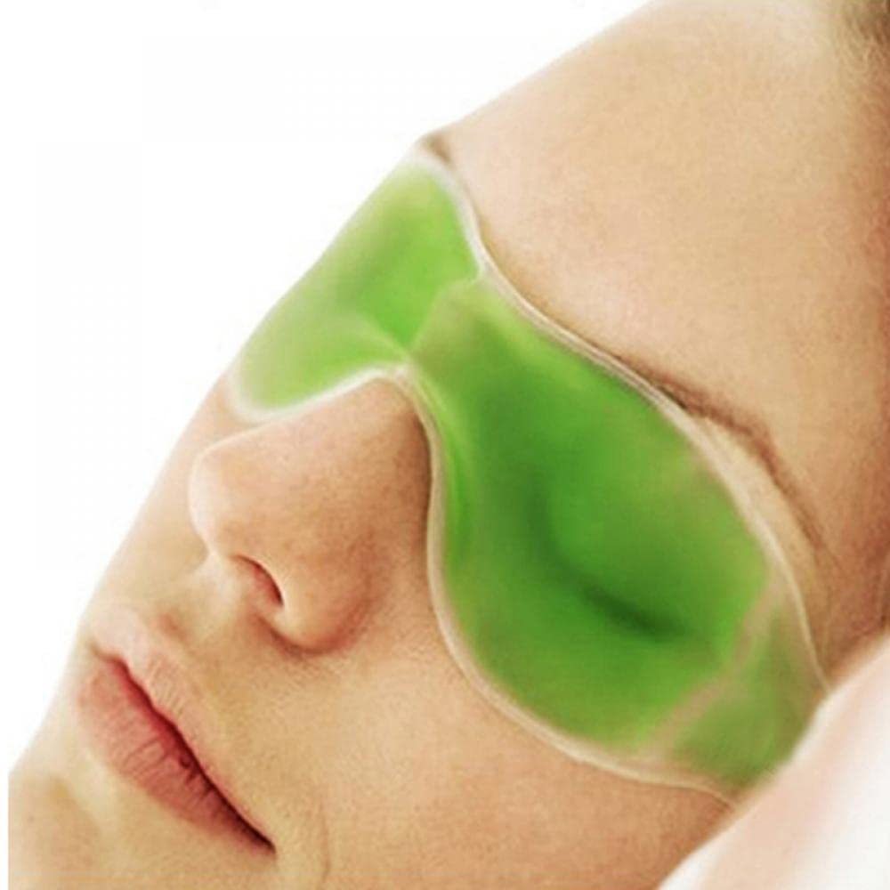 Wowli Cold Eye Mask with Stick-on Straps β Soothing, Reusable Gel Eye Mask for Puffy Eyes, Migraines, and Relaxation 1