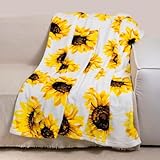 Zoom IMG-2 yisumei coperta con girasoli per
