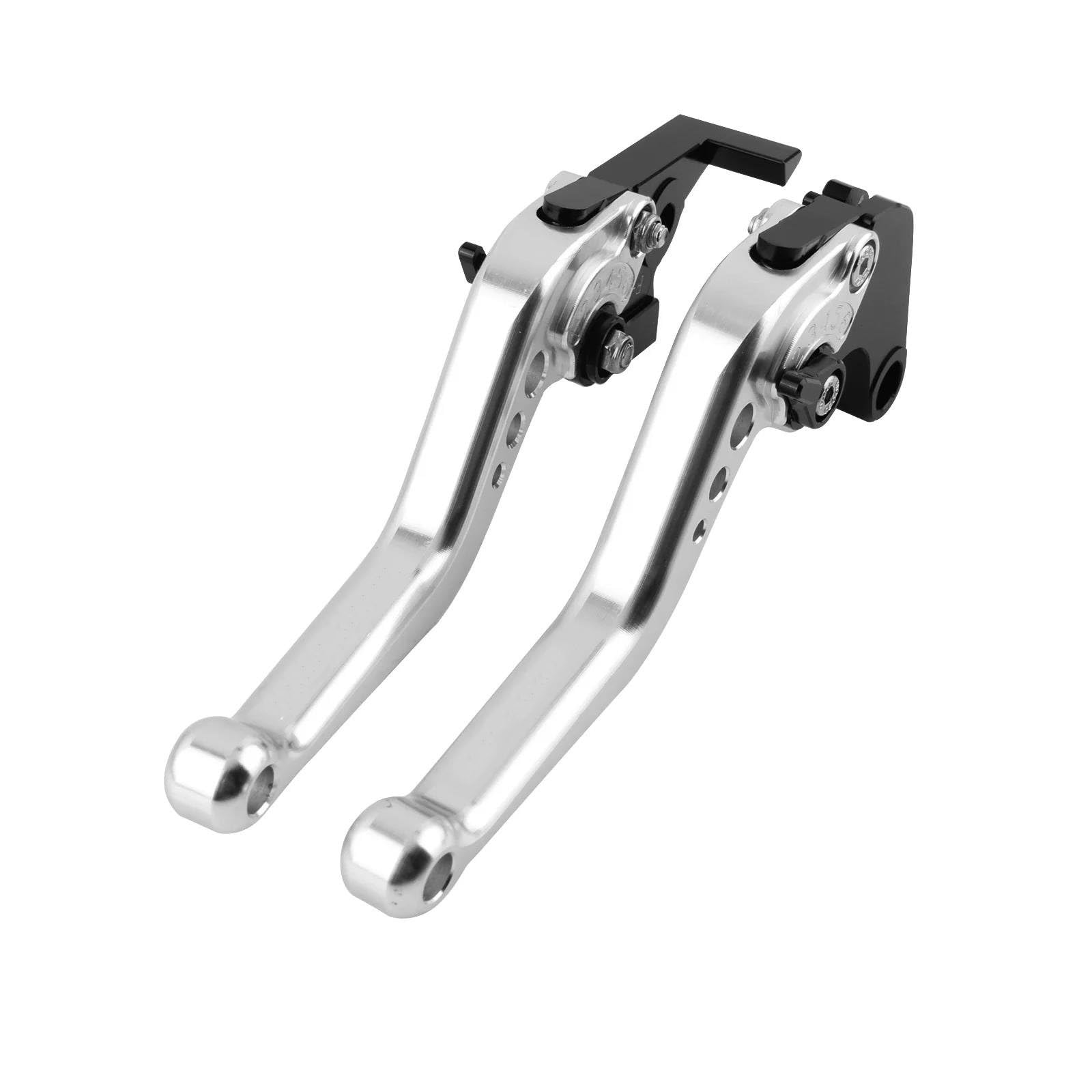 FXVBG Clutch Motorcycle Control Handles Pivot Brake Clutch Levers for Kawasaki for Ninja ZX6R ZX-6R ZX-636 ZX-6RR 2007-2018(Silver)