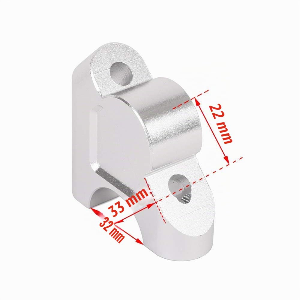rehausseurs de Guidon pour Moto Support à Pince Guidon Riser pour R1200gs LC R 1200 GS ADV R1200 GS R 1200 GS Argent