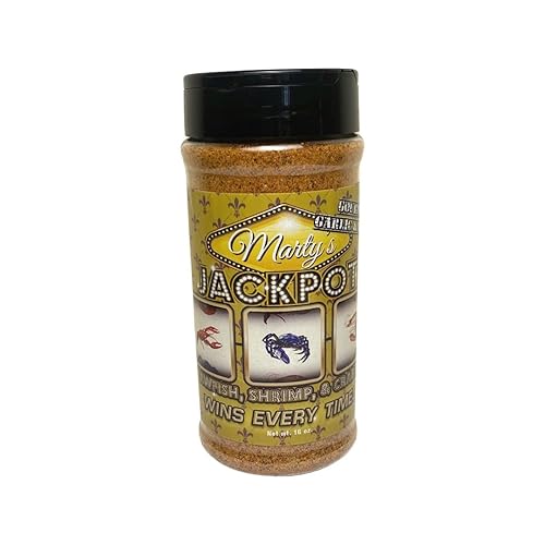 Marty's Jackpot Gourmet - Coctelera de ajo y limón de 16 onzas, gana cada vez