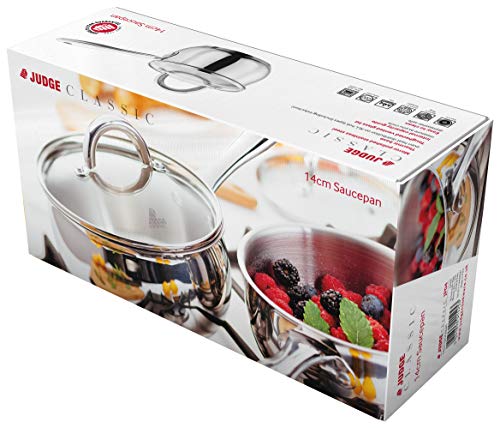 Judge Classic 14cm Saucepan with Glass Lid - Image 4