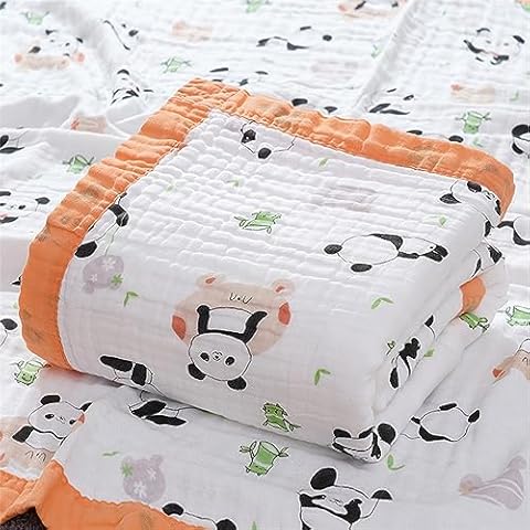Chickwin 6-Layer Cotton Muslin Swaddle Blanket Cover