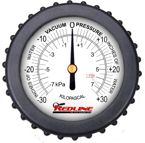Redline Detection Replacement Compound Pressure Gauge for Smoke Pro Total Tech (96-0037)