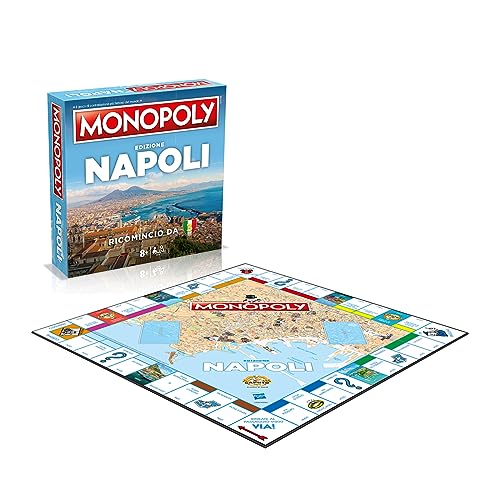 Winning Moves Monopoly Napoli City - Jeux de société, Jeux de société pour Adultes, Jeux de société pour Enfants, Jeux de société pour 2, 2 à 6 Personnes, âge 8+ – Image 4