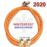 Propan/Butan geeignet TGO Propan-Gasschlauch Winterfest 2 X 3/8\