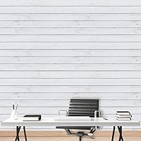 Wall Mural Vintage Wood Plank Removable Self-Adhesive Wallpaper Wall Decoration for Bedroom Living Room - 66x96 inches