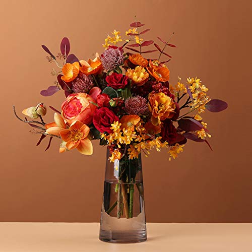 Fleurs artificielles rétro bouquet de simulation pour décoration table - 2