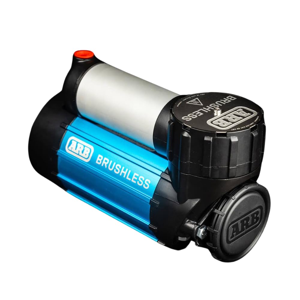 ARB Compresor de Aire sin escobillas CKBLA12 de 12 V con Motor a Bordo Premium con Salida de 1.5X. Ideal para un Tiempo de inflado de neumáticos más rápido y Aventuras Todoterreno 4x4 - Lanzamiento