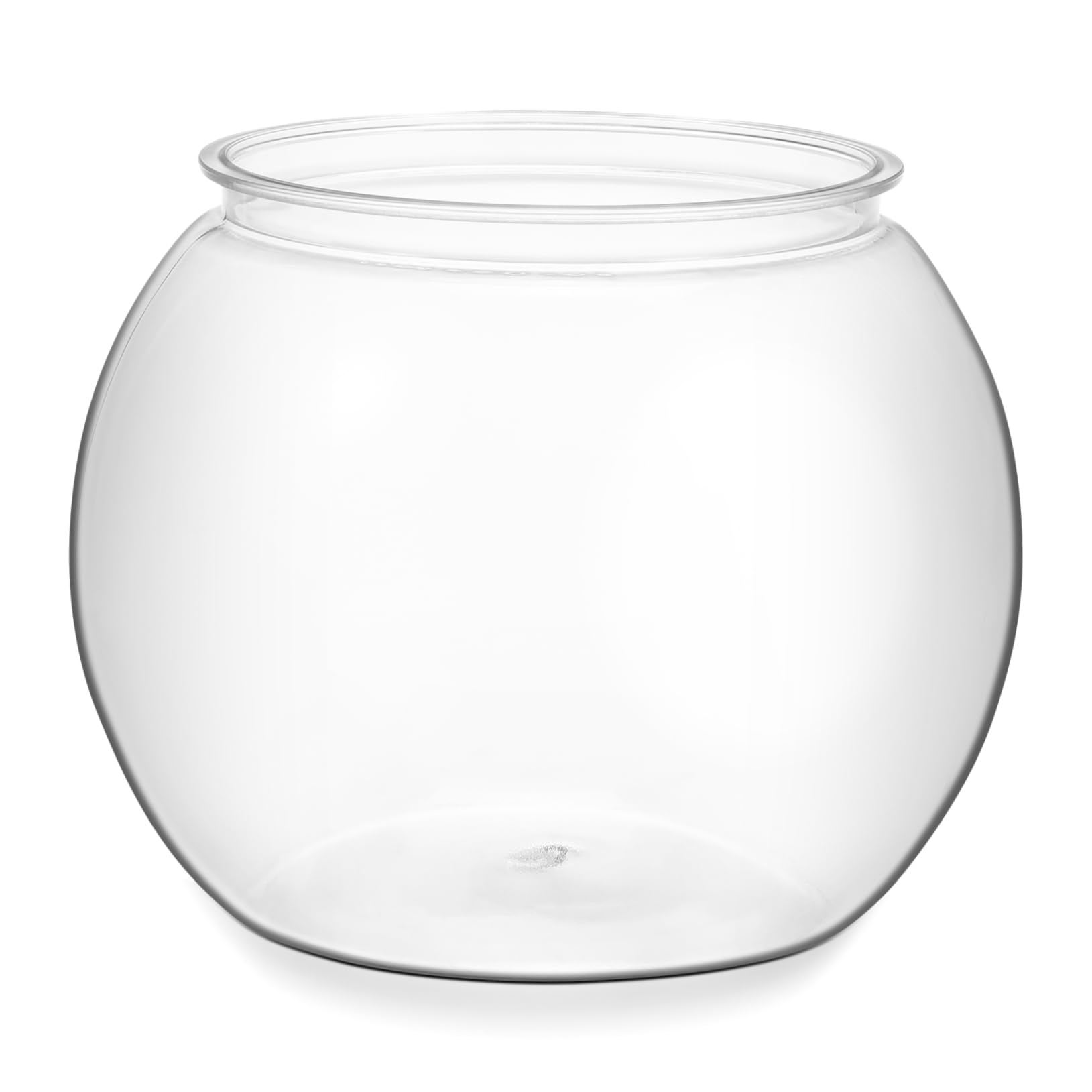 Rundes Fischglas Aquarium 2.75 Gal Tragbares Kleines Plastikfischbecken Für Büro Und Zuhause Dekoration