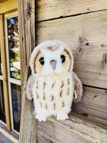 Teddy Hermann 94154 Vogel Eule 20 cm, Kuscheltier mit idealem Recyclinganteil (Füllmaterial)