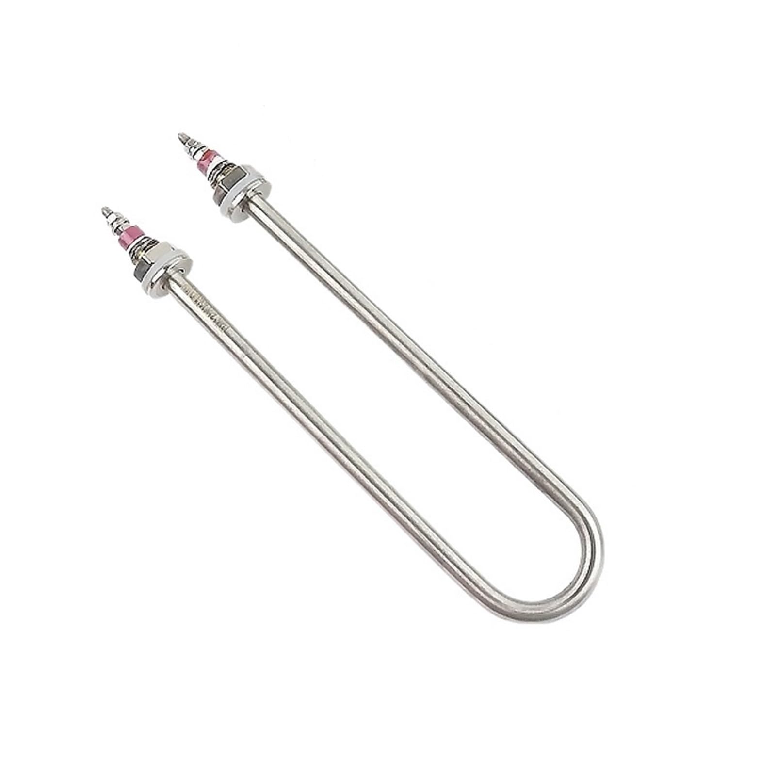 Evpeoetcpc 3Kw 300L U Shape Heating Element, 220V/380V Immersion Water Heating Element Stainless Steel Tubular Heater Immersion(380V,)