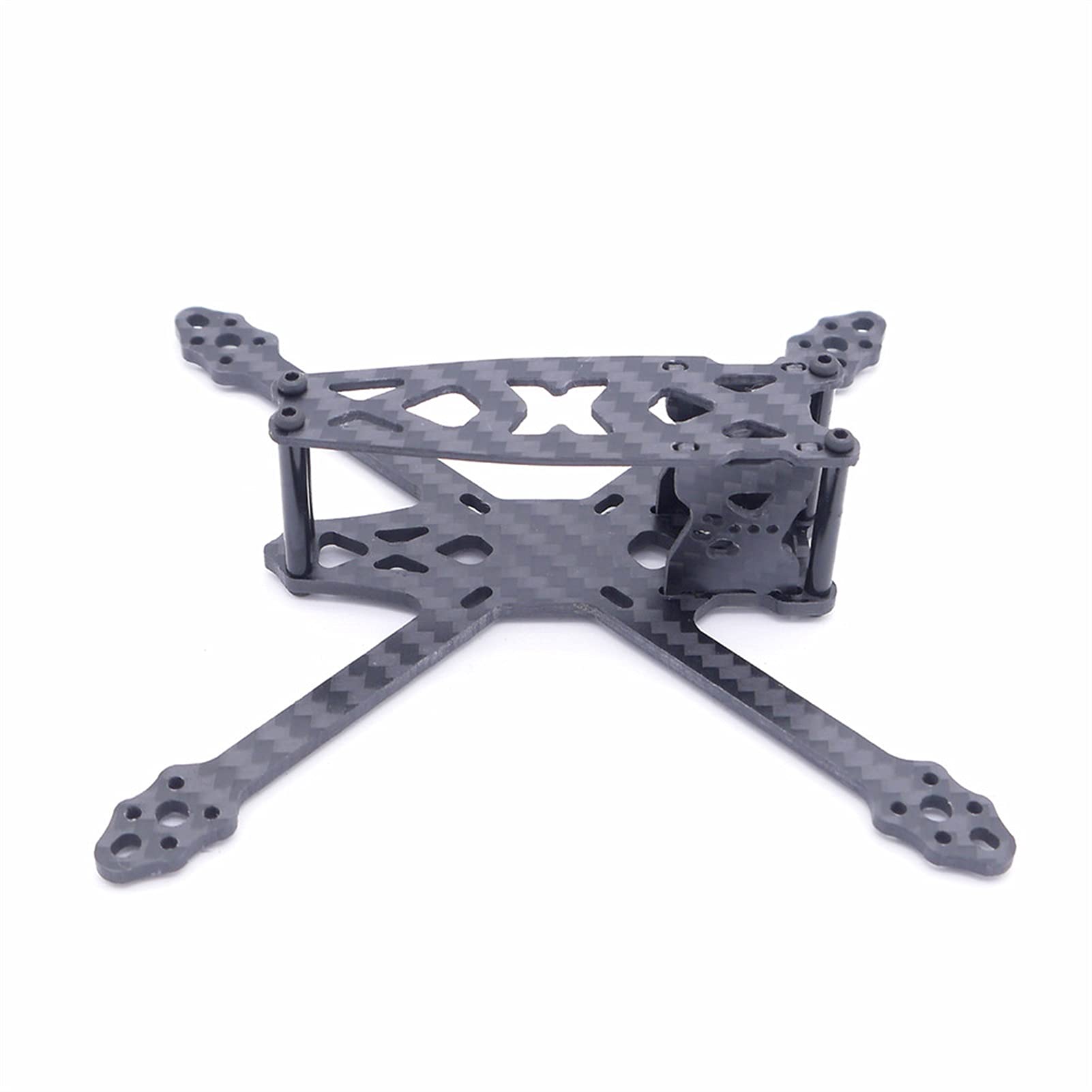 per Johnny 2.5inch 125mm Drone Rack in Fibra di Carbonio 2.5mm Arm Stuzzicadenti FPV Frame Kit per Freestyle FPV Racing Drone Quadcopter Rack Accessori Parti (Colore : 2 Pezzi)
