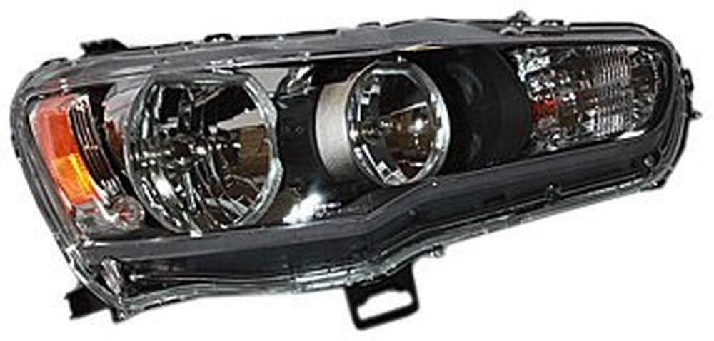 TYCRight Headlight Assembly Compatible with 2008-2009 Mitsubishi Lancer