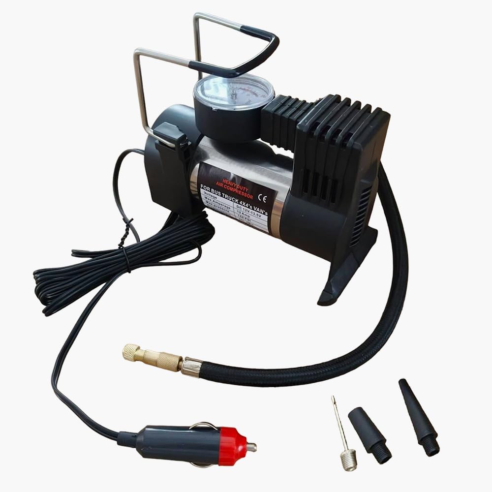 Amazon | 自動車用 タイヤ 空気入れ 12V エアーコンプレッサー | エア 