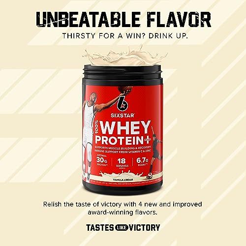 Six Star SST71671 Elite Series 100% Whey Protein Plus Vanilla Cream 1.8Lbs Us thumb #7