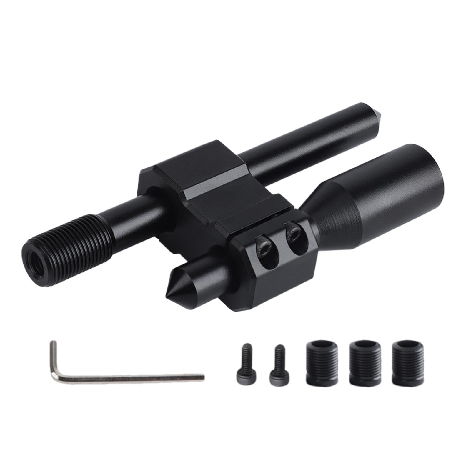 – Shift Knob Extension | H-Type Shifter Knob Height Rod | Adjustable Shifter Extension, Adjustable Height Shift Knob Extender Rotatable for Most