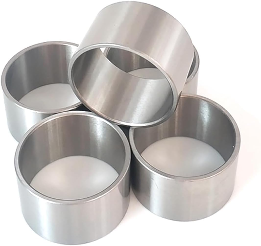Łożyska ślizgowe, 2 szt. ID 15mm, OD 20mm, wysokość 16mm Gcr15 Tuleje łożyskowe ze stali węglowej do zwykłych, tuleja ustalająca oprawy, prowadnica