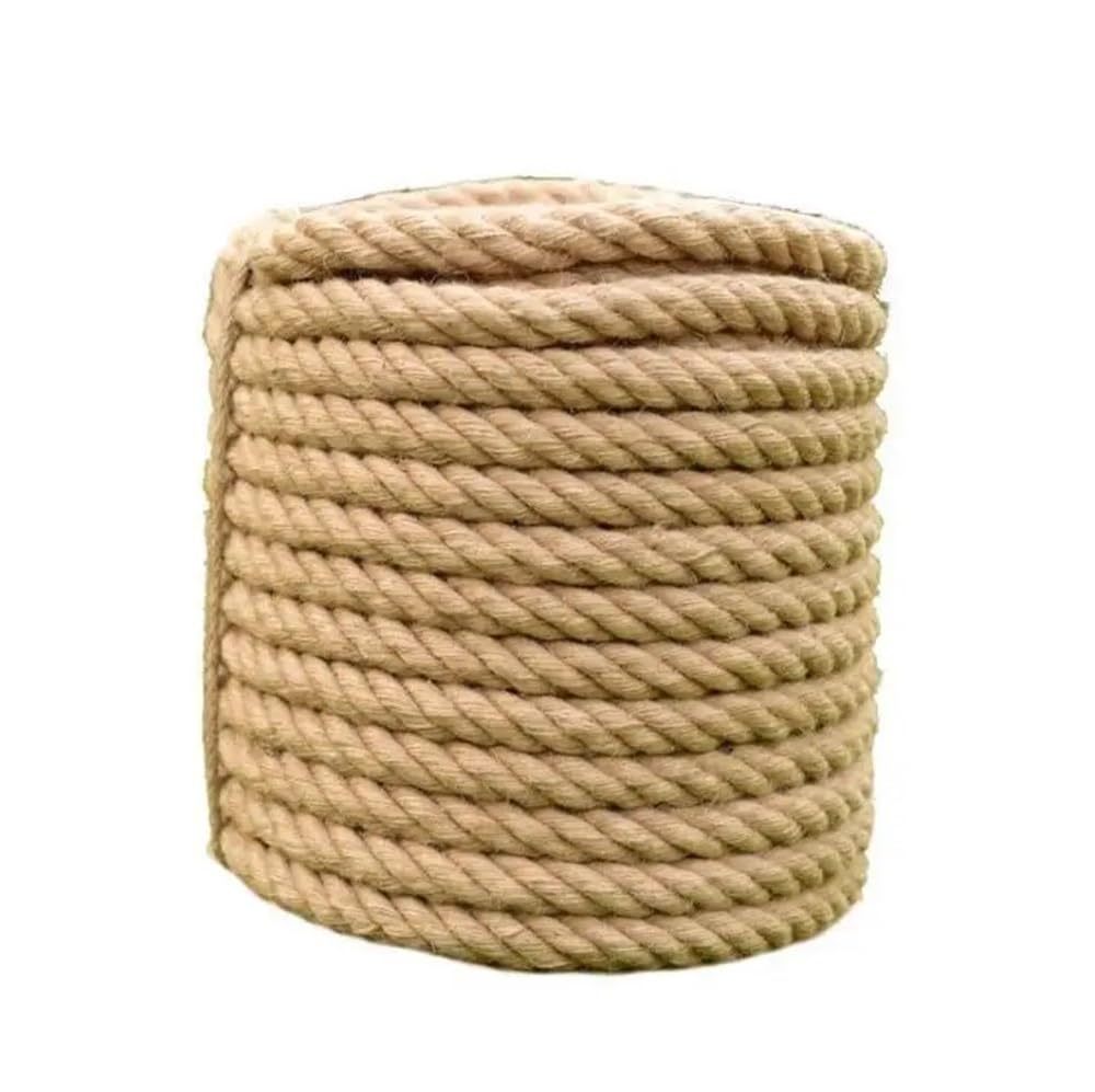 Corda di iuta, Corda di iuta naturale, diametro 1 mm-20 mm, adatta for il fai-da-te(3mmx200meter)