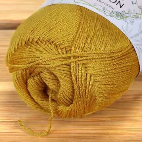 Image of JubileeYarn Baby Soft Bamboo Cotton Yarn - 50g /Skein - Goldenrod - 4 Skeins