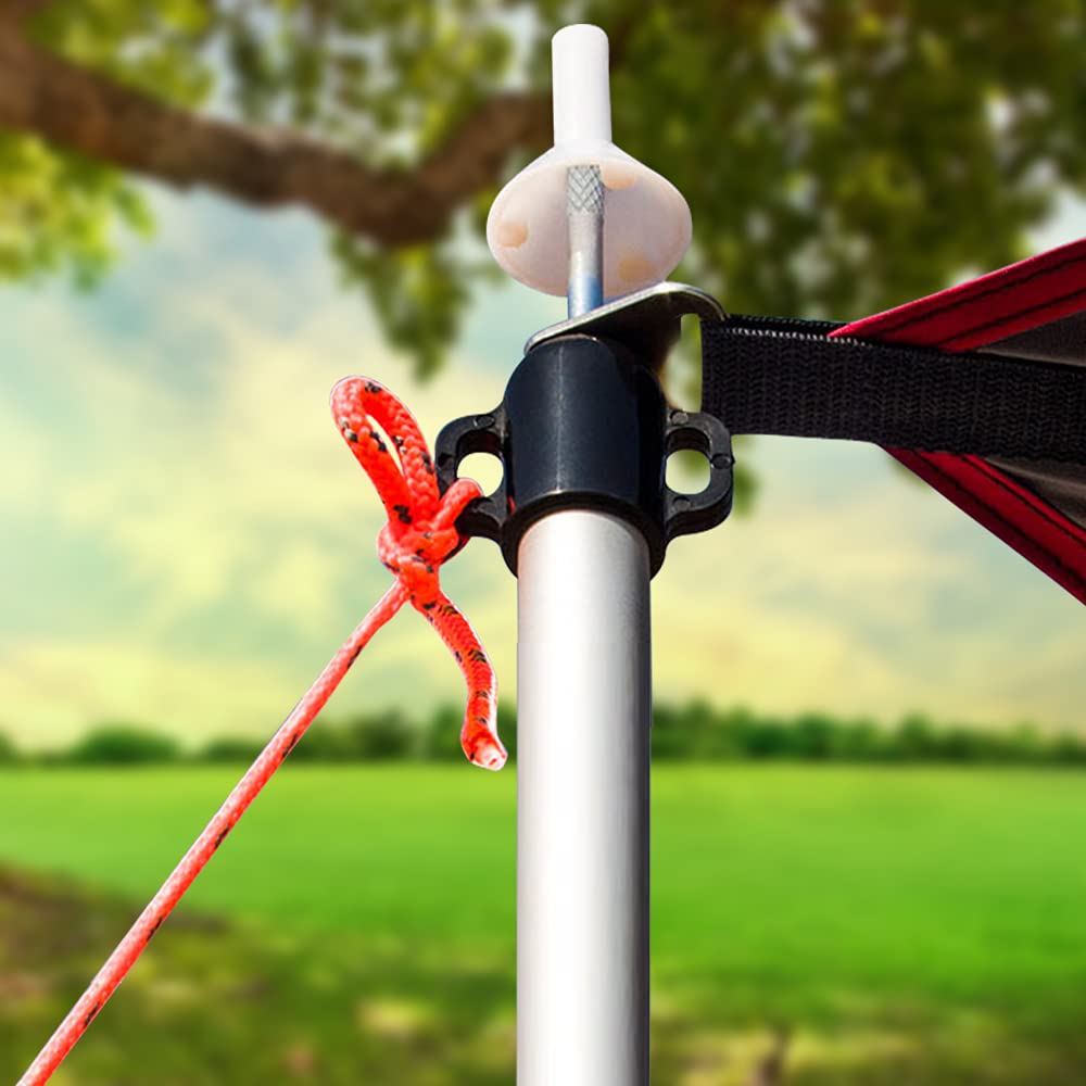 SAN LIKE Tarp Pole in Alluminio Canopy Pole, Pali per Tenda da Campeggio Heavy Duty, 2