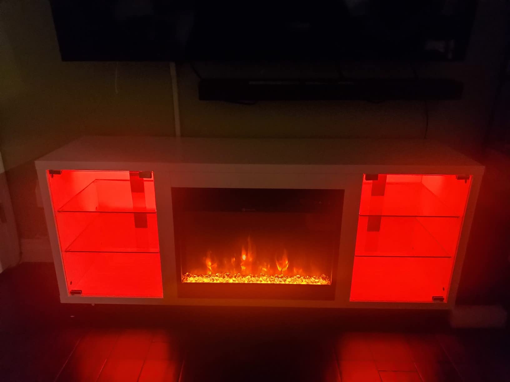 33/mo Finance oneinmil Fireplace TV Stand with 23" Electric