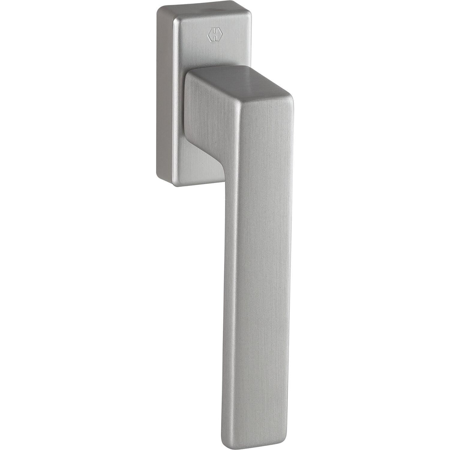 Hoppe Matte Stainless Steel Toulon 12151099 Window Handle Vk 7 X 32-42 Mm Aluminium Matt Stainless Steel Coloured