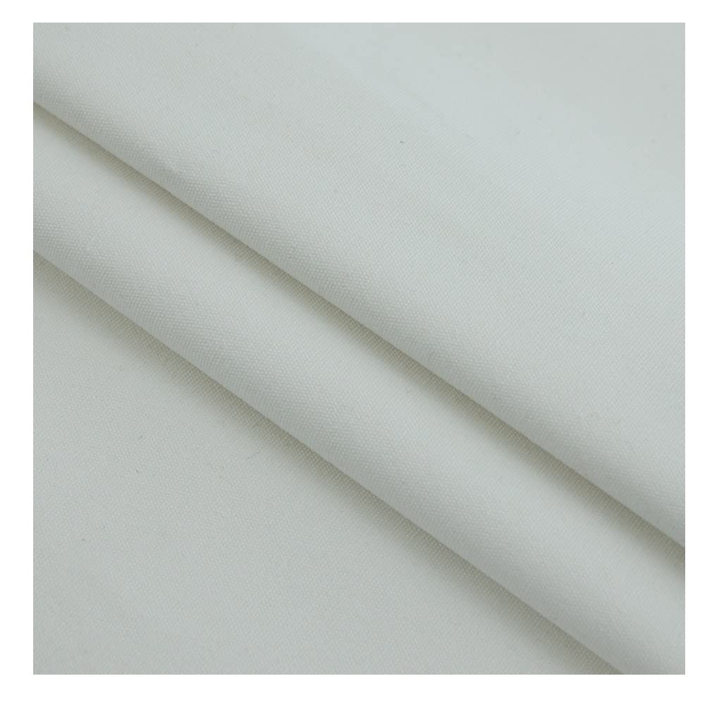 Tela de Lino Tela de Lino de algodón Natural Pure 100% Tela de Lino Tela de Lino de Color sólido Liso para manteles de Costura y Prendas artesanales (Color : White, Size : 1.5x2m)