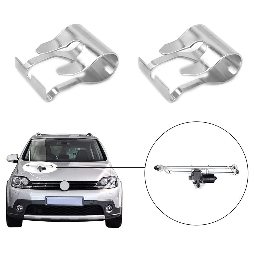 Kit Riparazione Tergicristallo - 4 Clip In Acciaio Manganese, 32x22mm