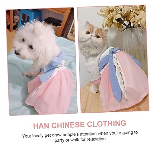 Vestido tradicional chino para perro talla M miniatura 2