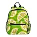 Schulranzen Zitronenfrucht Sommer Kinderrucksack Babytasche Mini Rucksack für 3-8 Jährige Jungen und Mädchen im Kindergarten 25.4x10x30CM