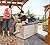 Lifetime 60012 Extra Large Deck Box, 130 Gallon, Desert Sand/Brown