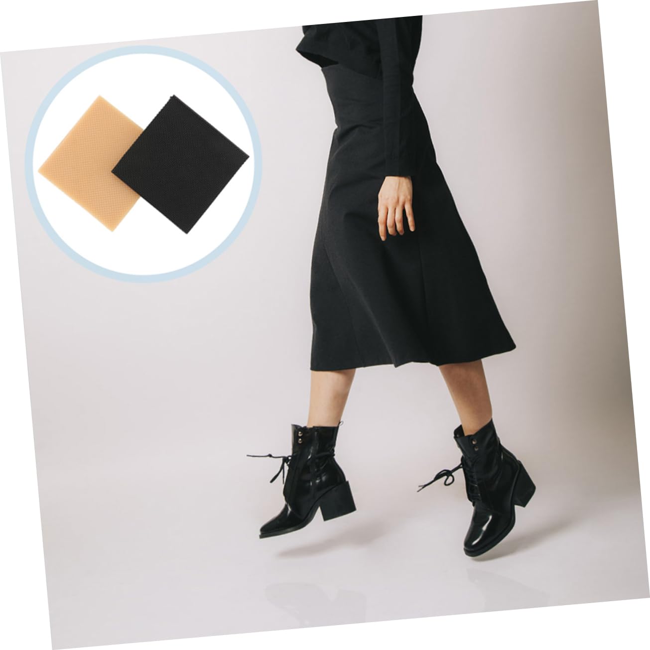 5 Sätze Reparatur Von Sohlenflicken Fußpolster Rutschfeste High-heels-pads Beschützer Fersenstopper Für Gras Anti-fersengriffe Keine Fersenpolster Gummi 4 Stück * 5