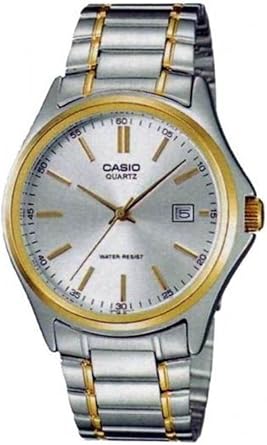 Casio MTP1183G-7A Elegant Watch, White, Classic