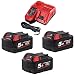 Produktbild Milwaukee Starterset 18 Volt 4933451423 M18NRG-203 3X 18V/5,0Ah Li-Ion, 2 W, 18 V