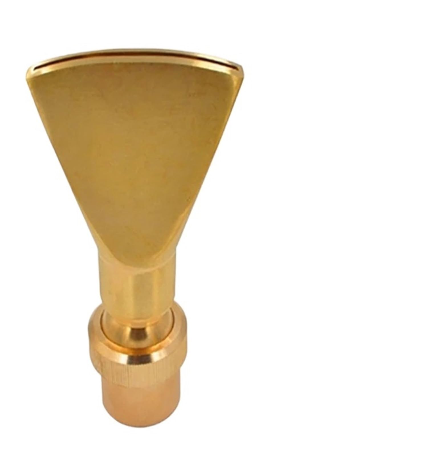 UALXPAO Fountain Nozzle 1/2" 3/4" 1" 1.5" 2" Duck Tail Fountain Nozzles Landscape Head Spray for Pond Swimming Pools(1.5 inch (Brass))