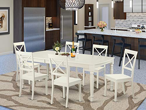 7 PC Dining room set for 6-Dinette Table and 6 Dining Chairs