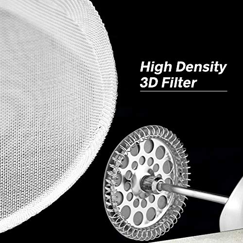 Máquina de café, Romacci Prensa Cafeteira de aço inoxidável Coador de café Pote Cafeteira portátil R