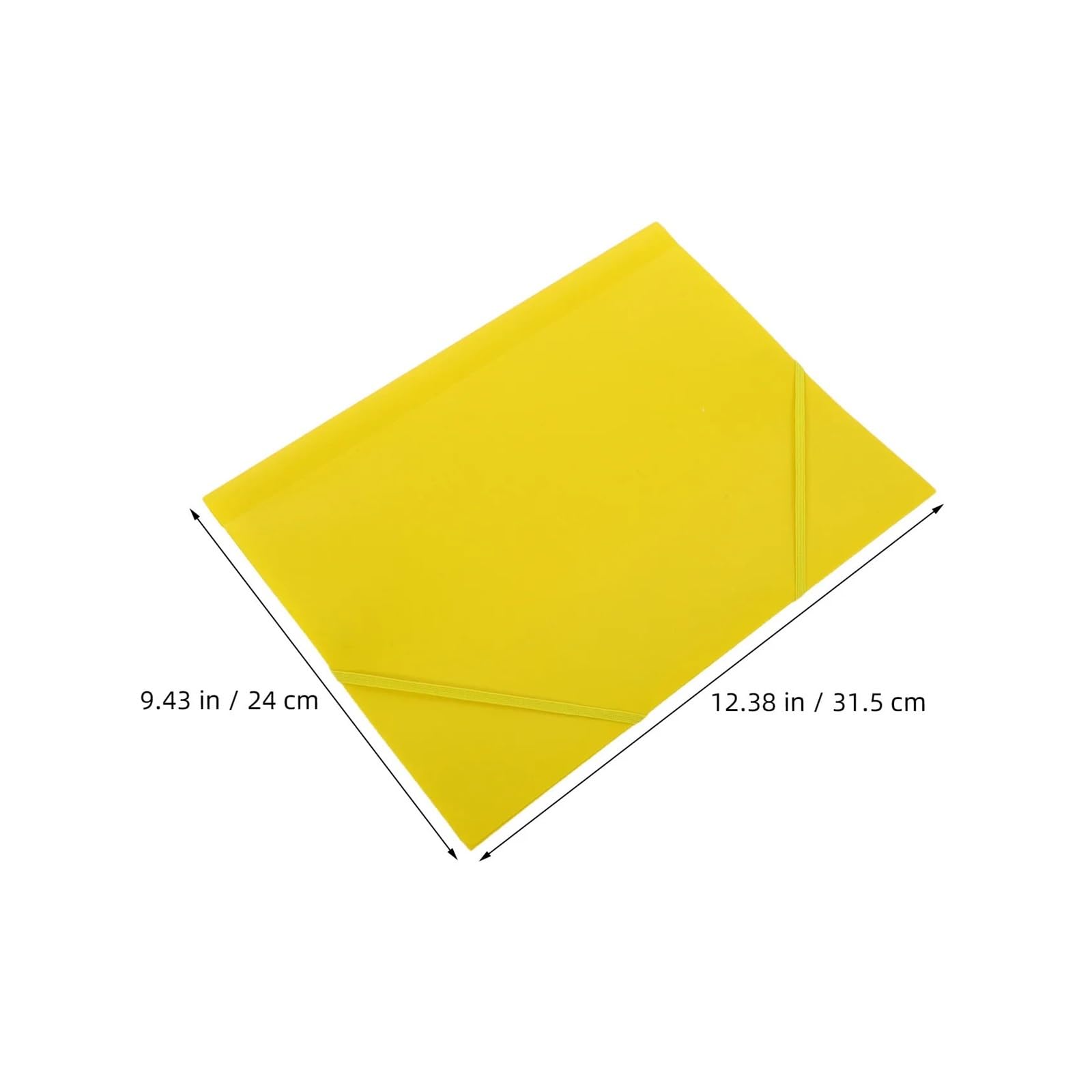 Organizer per documenti con elastico Organizer for documenti con fascia elastica for cartelle A4 da 10 pezzi | Portadocumenti for ricevute cartacee giallo con fascette for ufficio scolastico