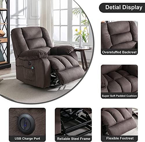 Phoenix Home Power Chair Lift Recliner, Brown #TOP5