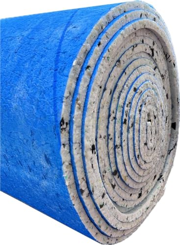 IMPERIAL STUDIOS Rouleau de sous-couche antidérapante et isolante thermique et acoustique – 15 m² et 12 mm d'épaisseur – Moquette