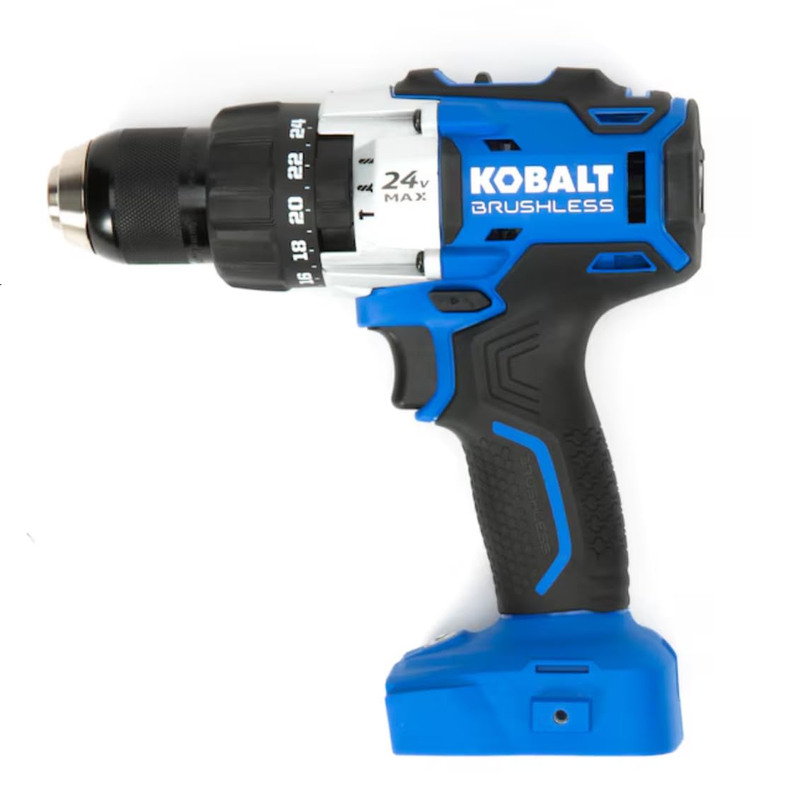 Kobalt 1/2-in 24-Volt Max-Volt Lithium Ion (Li-ion) Variable Speed Brushless Cordless Hammer Drill Bare Tool Only (Tool Only, Model #kdd524b-03)